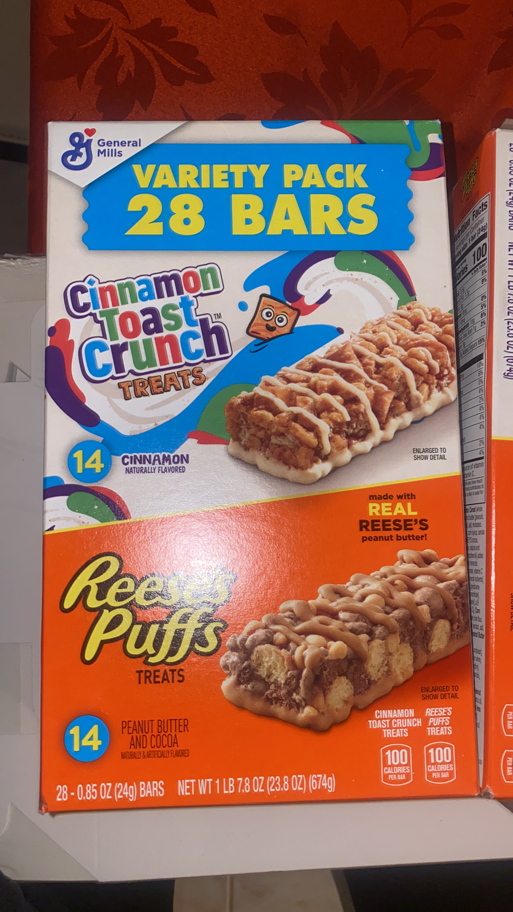 Cinnamon Toast & Reese’s Puff Variety Bars